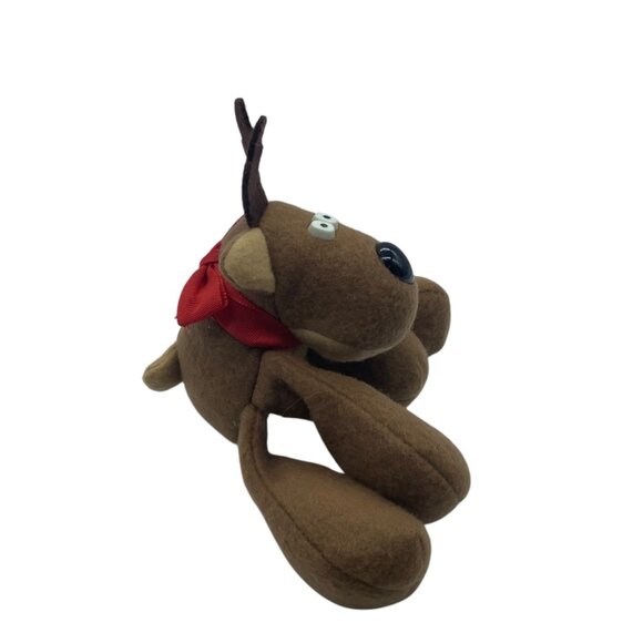 Vtg 1979 Hallmark Rodney Reindeer Plush Brown Stuffed Animal Christmas 9" - Picture 3 of 8